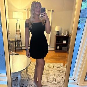 Black express beach dress size small